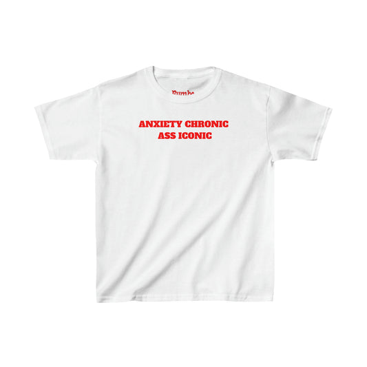 Anxiety Chronic Ass Iconic 90s Baby Tee